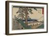 No.6 Totsuka, 1847-1852-Utagawa Hiroshige-Framed Giclee Print