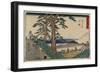 No.6 Totsuka, 1847-1852-Utagawa Hiroshige-Framed Giclee Print