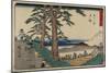 No.6 Totsuka, 1847-1852-Utagawa Hiroshige-Mounted Giclee Print