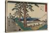 No.6 Totsuka, 1847-1852-Utagawa Hiroshige-Stretched Canvas