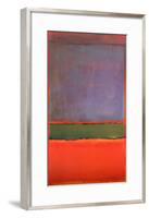 No. 6 (Violet, Green and Red), 1951-Mark Rothko-Framed Art Print