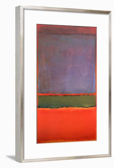 No. 6 (Violet, Green and Red), 1951-Mark Rothko-Framed Art Print