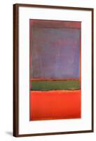 No. 6 (Violet, Green and Red), 1951-Mark Rothko-Framed Art Print