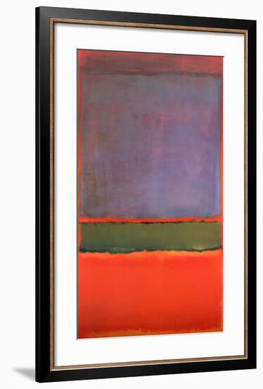 No. 6 (Violet, Green and Red), 1951-Mark Rothko-Framed Art Print