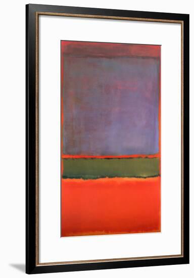 No. 6 (Violet, Green and Red), 1951-Mark Rothko-Framed Art Print