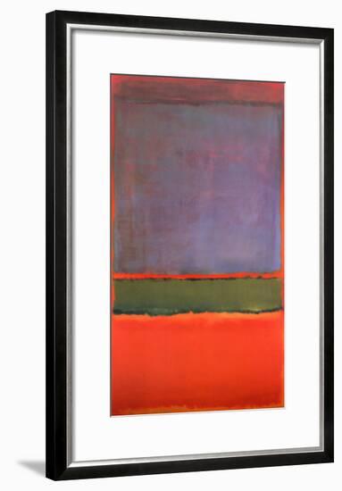 No. 6 (Violet, Green and Red), 1951-Mark Rothko-Framed Art Print