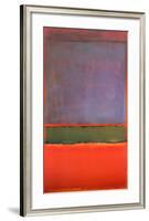 No. 6 (Violet, Green and Red), 1951-Mark Rothko-Framed Art Print