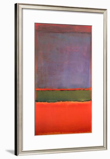 No. 6 (Violet, Green and Red), 1951-Mark Rothko-Framed Art Print