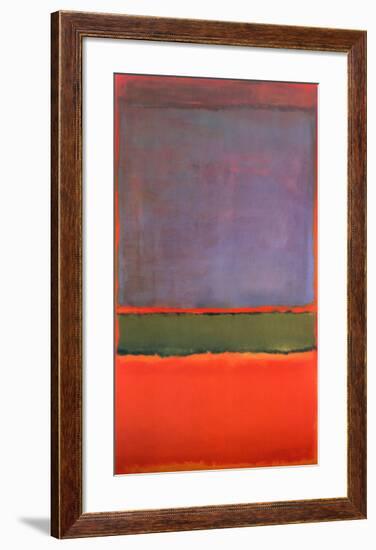 No. 6 (Violet, Green and Red), 1951-Mark Rothko-Framed Art Print