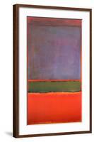 No. 6 (Violet, Green and Red), 1951-Mark Rothko-Framed Art Print