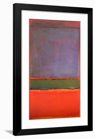 No. 6 (Violet, Green and Red), 1951-Mark Rothko-Framed Art Print