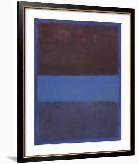 No. 61 (Rust and Blue) [Brown Blue, Brown on Blue], 1953-Mark Rothko-Framed Art Print