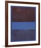 No. 61 (Rust and Blue) [Brown Blue, Brown on Blue], 1953-Mark Rothko-Framed Art Print