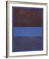 No. 61 (Rust and Blue) [Brown Blue, Brown on Blue], 1953-Mark Rothko-Framed Art Print