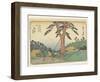 No.62 Samegai, 1830-1844-Utagawa Hiroshige-Framed Giclee Print