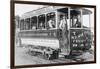 No.7 Baltimore and Ohio Trolley in Washington, DC from New York Avenue Station-null-Framed Art Print