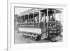 No.7 Baltimore and Ohio Trolley in Washington, DC from New York Avenue Station-null-Framed Art Print