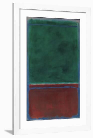 No. 7 (Green and Maroon), 1953-Mark Rothko-Framed Art Print