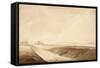 No 7 La Belle Alliance from the High Road', 1815-Denis Dighton-Framed Stretched Canvas