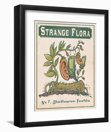 No.7 Stucktoearium Fonefolia-Phil Garner-Framed Art Print