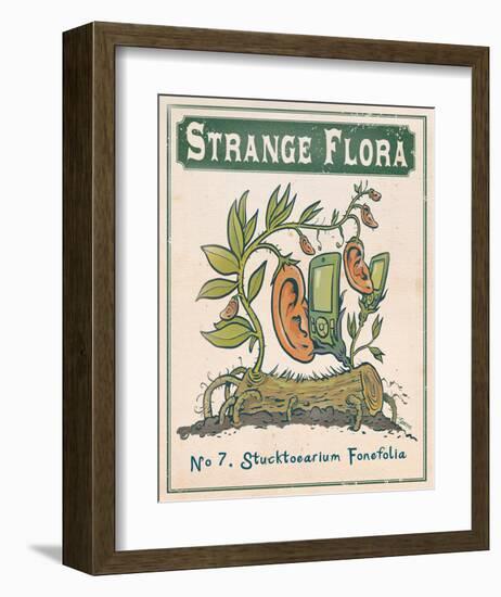 No.7 Stucktoearium Fonefolia-Phil Garner-Framed Art Print