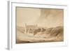 No 8 Farme De La Haie Sainte from Mount St John', 1815-Denis Dighton-Framed Giclee Print
