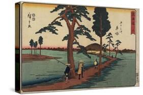 No. 8 Hiratsuka, 1847-1852-Utagawa Hiroshige-Stretched Canvas