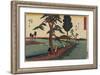 No. 8 Hiratsuka, 1847-1852-Utagawa Hiroshige-Framed Giclee Print