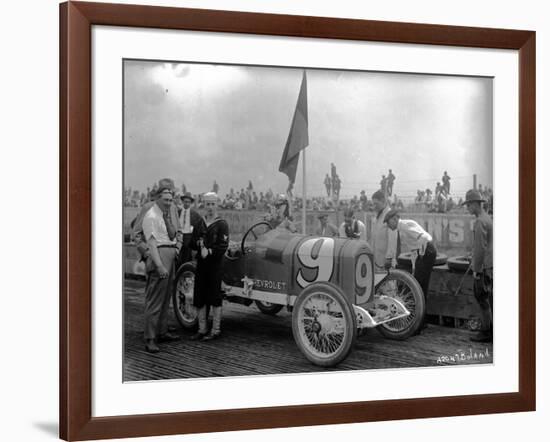 No.9 Racecar, Tacoma Speedway, Circa 1919-Marvin Boland-Framed Giclee Print