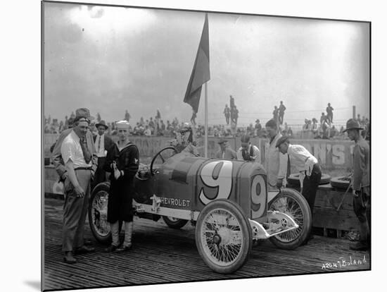 No.9 Racecar, Tacoma Speedway, Circa 1919-Marvin Boland-Mounted Giclee Print