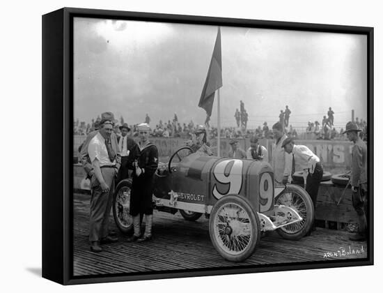 No.9 Racecar, Tacoma Speedway, Circa 1919-Marvin Boland-Framed Stretched Canvas