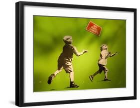 No Ball Games-Banksy-Framed Giclee Print