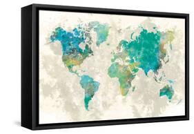 No Borders-Fontaine Stephane-Framed Stretched Canvas