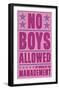 No Boys Allowed-John Golden-Framed Art Print