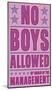 No Boys Allowed-John Golden-Mounted Giclee Print