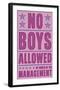 No Boys Allowed-John W^ Golden-Framed Art Print