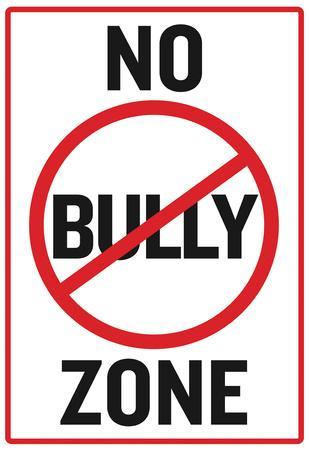 NO BULLY ZONE NEW World Classroom Anti-Bullying Motivational Behavior POSTER 