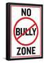 No Bully Zone Classroom Poster-null-Framed Poster