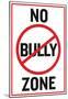 No Bully Zone Classroom Poster-null-Mounted Poster