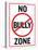 No Bully Zone Classroom Poster-null-Stretched Canvas