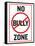 No Bully Zone Classroom Poster-null-Framed Stretched Canvas