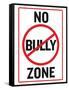 No Bully Zone Classroom Poster-null-Framed Stretched Canvas