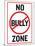 No Bully Zone Classroom Poster-null-Mounted Poster