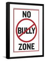 No Bully Zone Classroom-null-Framed Art Print