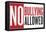 No Bullying Allowed Classroom Plastic Sign-null-Framed Stretched Canvas