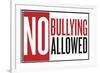 No Bullying Allowed Classroom-null-Framed Art Print