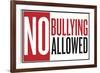 No Bullying Allowed Classroom-null-Framed Art Print