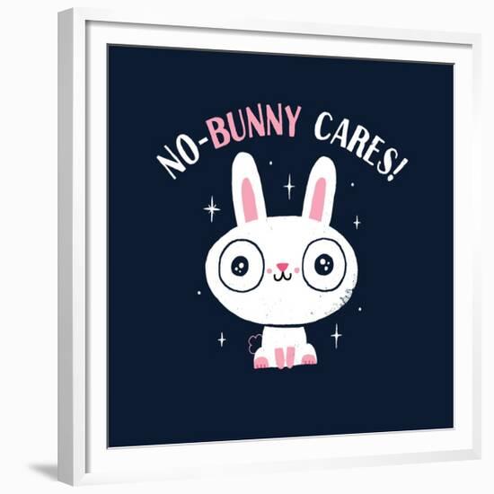 No Bunny Cares-Michael Buxton-Framed Premium Giclee Print