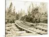 No. Camp, C.H. Clemons Logging Co, Melbourne, WA, 1918-Clark Kinsey-Stretched Canvas