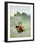 "No Chance to Be Alone", August 8, 1953-George Hughes-Framed Giclee Print